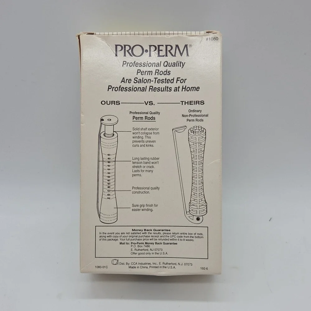 NEW Pro-Perm Rods Loose Curls Profesional Quality Salon Curl Rods *24ct READ*